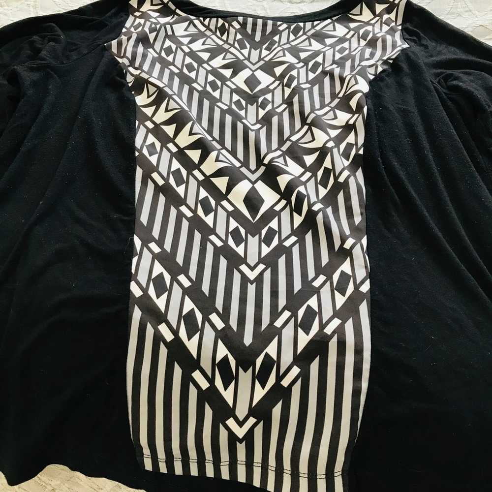 Bob Mackie Wearable Art Vintage Top size 1X - image 6