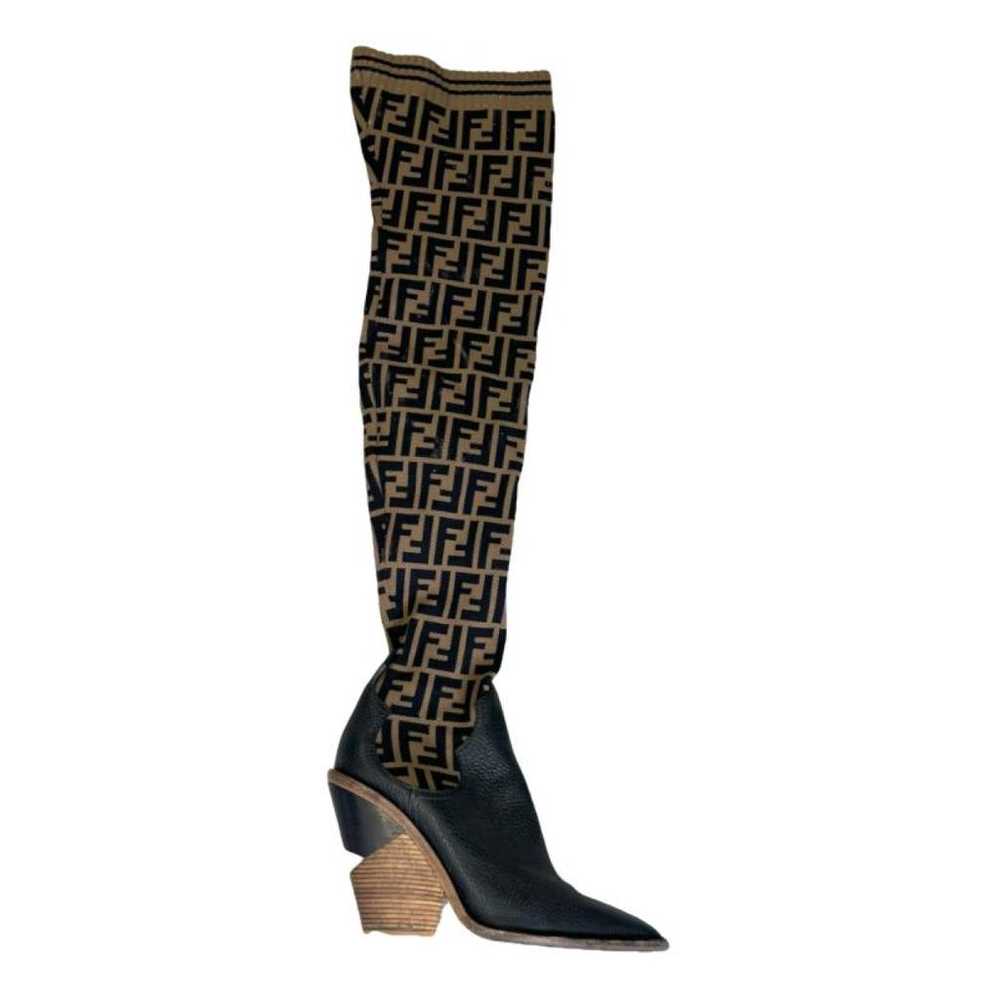 Fendi Colibri leather boots - image 1