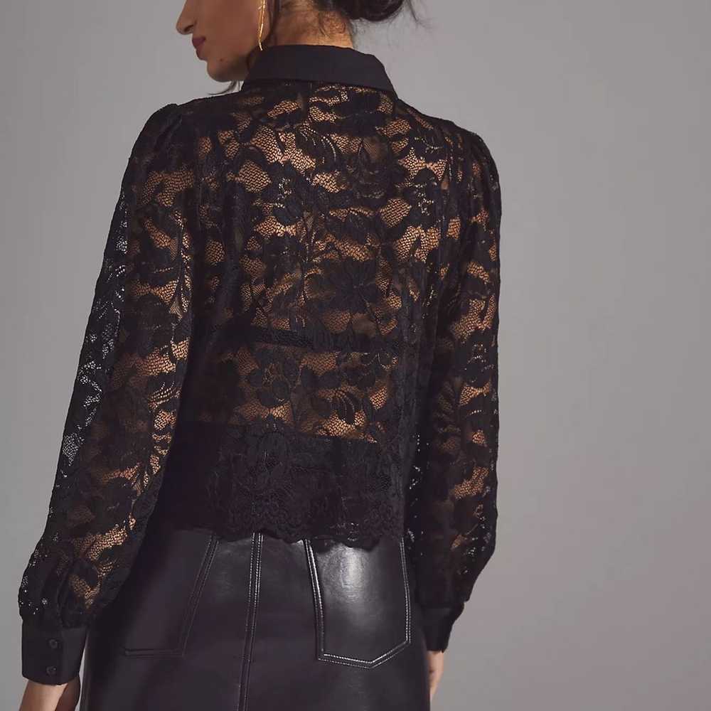 DOLAN Sheer Lace Blouse - image 7