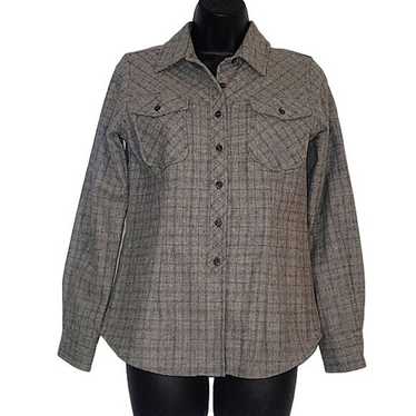 PENDELTON Virgin Wool Plaid Button Down Long Slee… - image 1