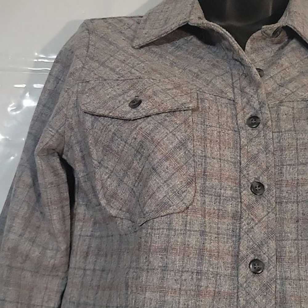 PENDELTON Virgin Wool Plaid Button Down Long Slee… - image 2