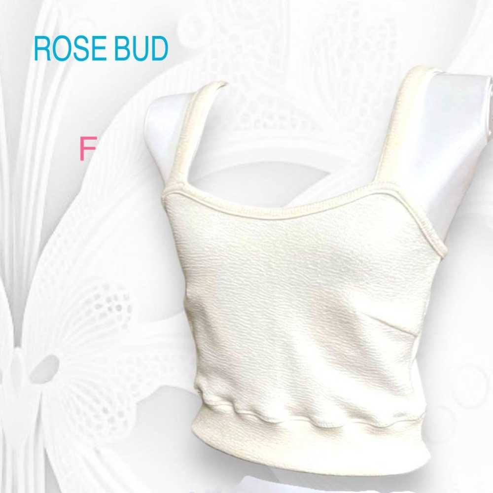 ROSE BUD Rose Bud Bustier Korean Fashion Ivory F … - image 1