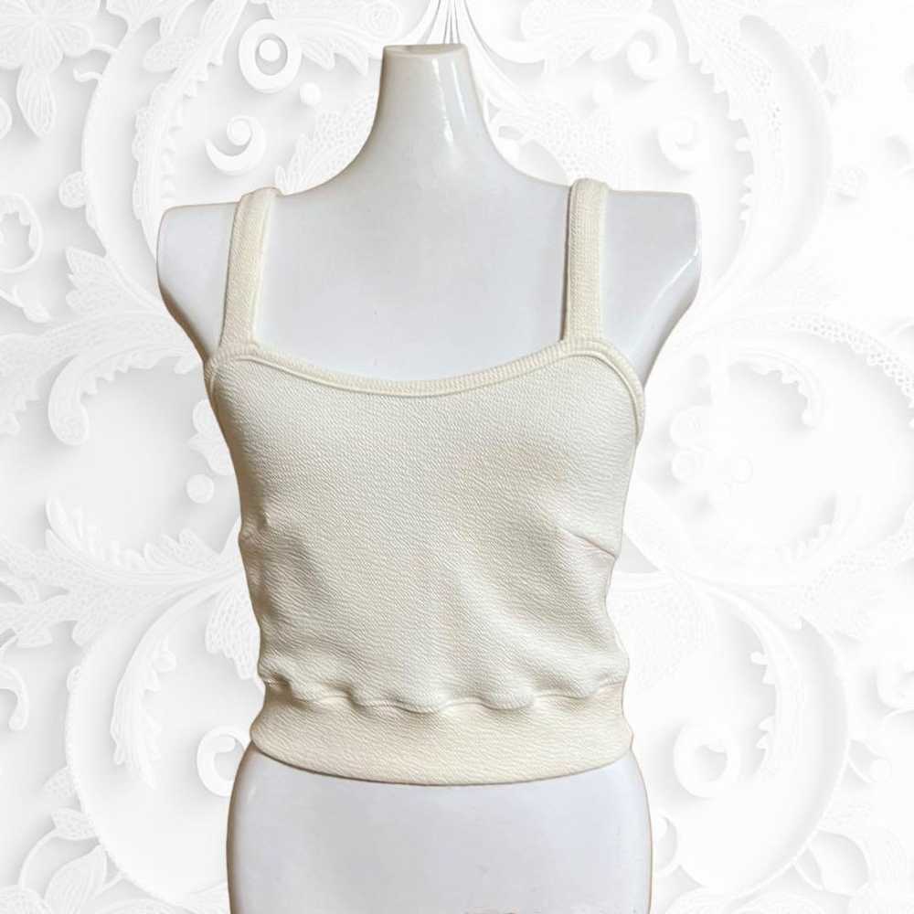 ROSE BUD Rose Bud Bustier Korean Fashion Ivory F … - image 2