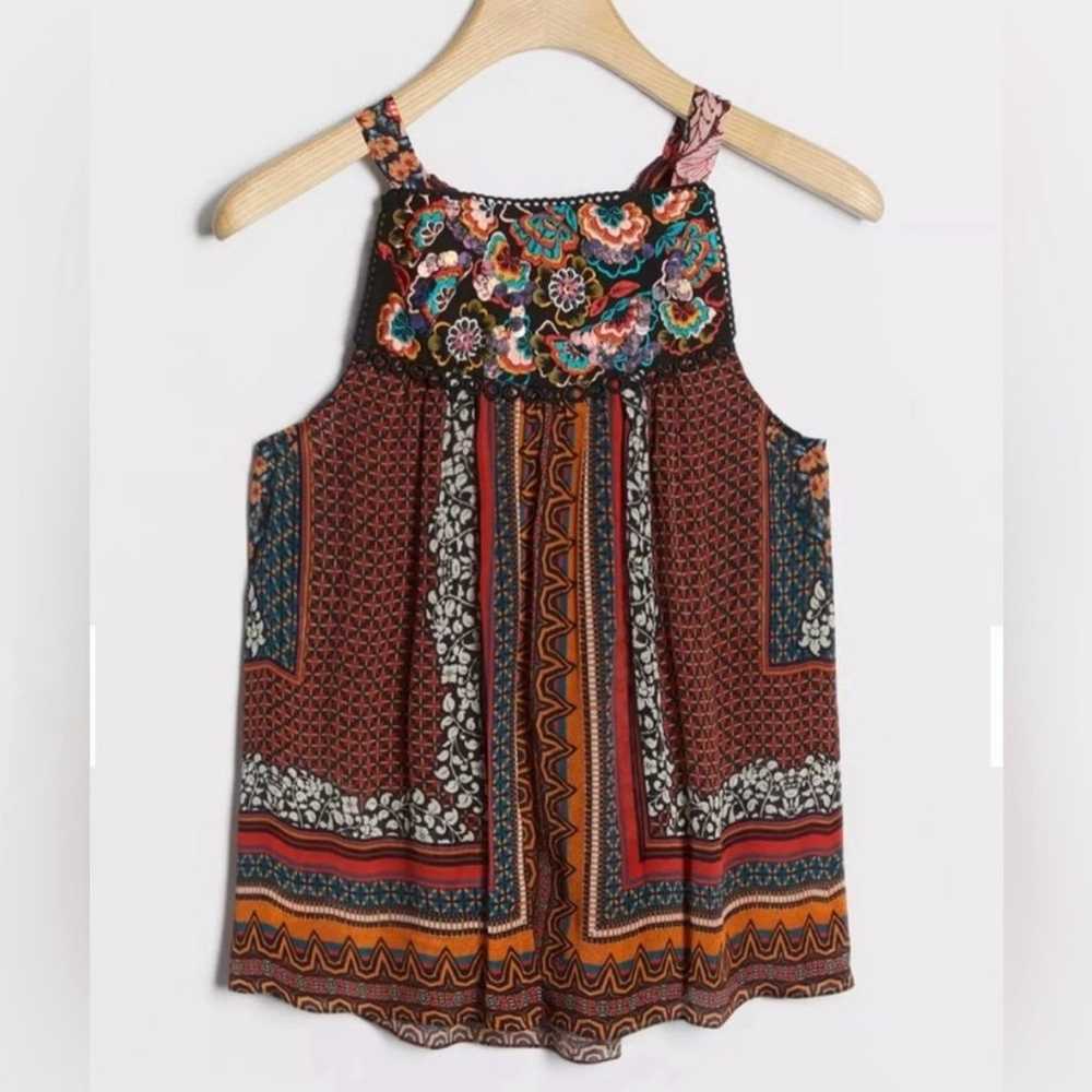 Anthropologie Bhanuni by Jyoti Boho Tie Back Tank… - image 2