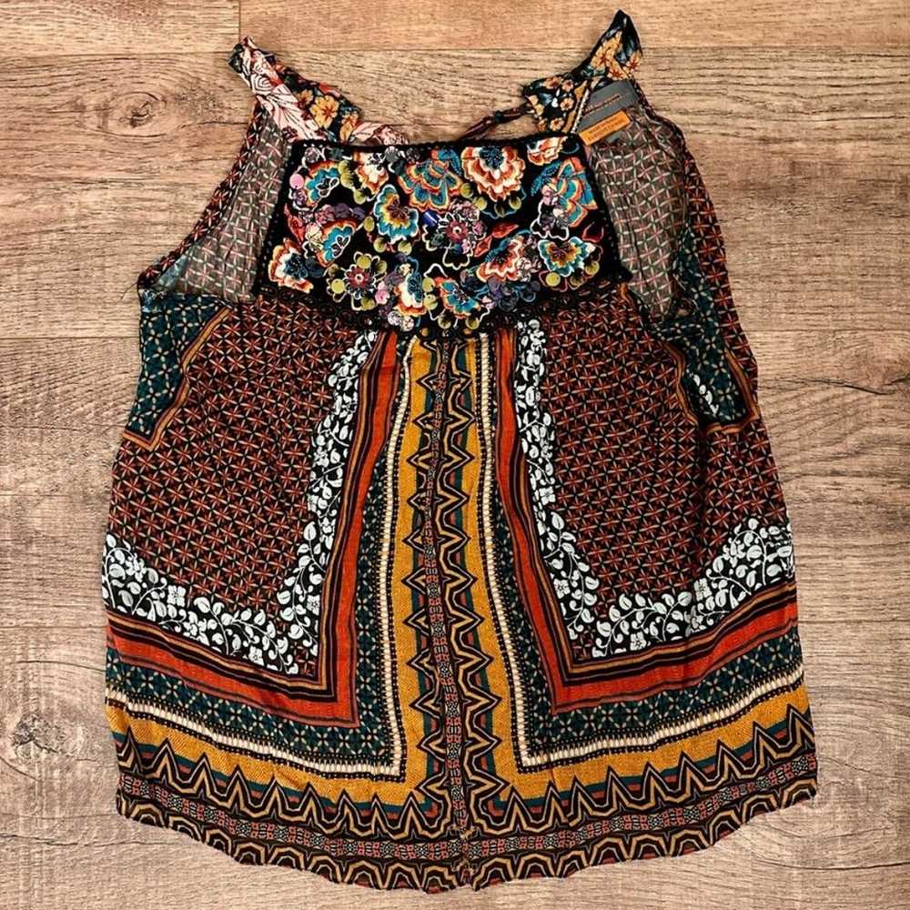 Anthropologie Bhanuni by Jyoti Boho Tie Back Tank… - image 4