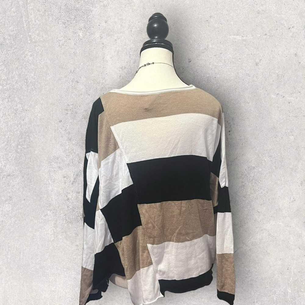 American Vintage Women's Black and Brown Blouse - image 8