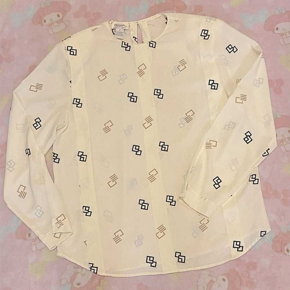 Christian Dior designer Blouse 12 (vintage) - image 3