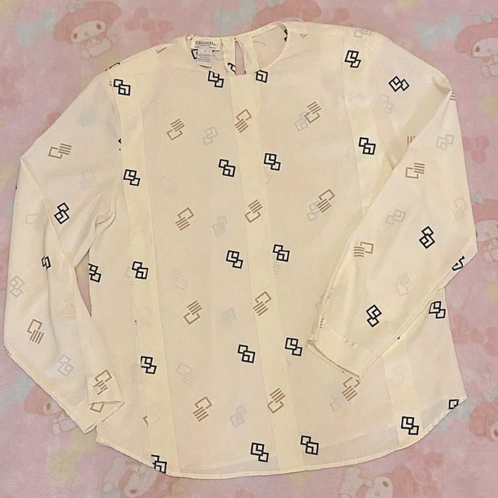 Christian Dior designer Blouse 12 (vintage) - image 4