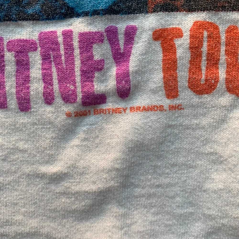 Vintage 2001 "The Britney Tour" Concert Shirt - image 2