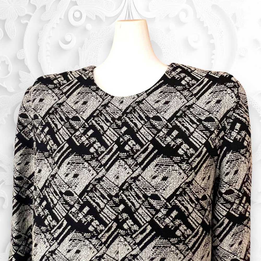 Charles Defifs geometric pattern long-sleeve pull… - image 3