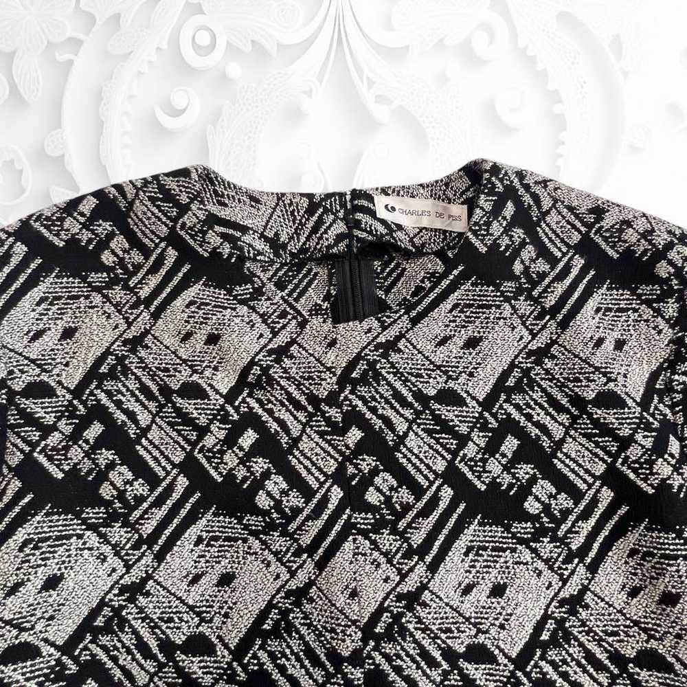 Charles Defifs geometric pattern long-sleeve pull… - image 7