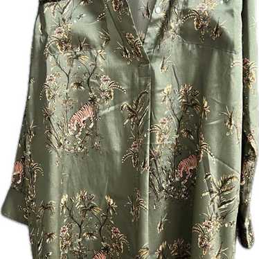 MSH PARIS Satin-like Vintage Shirt - image 1