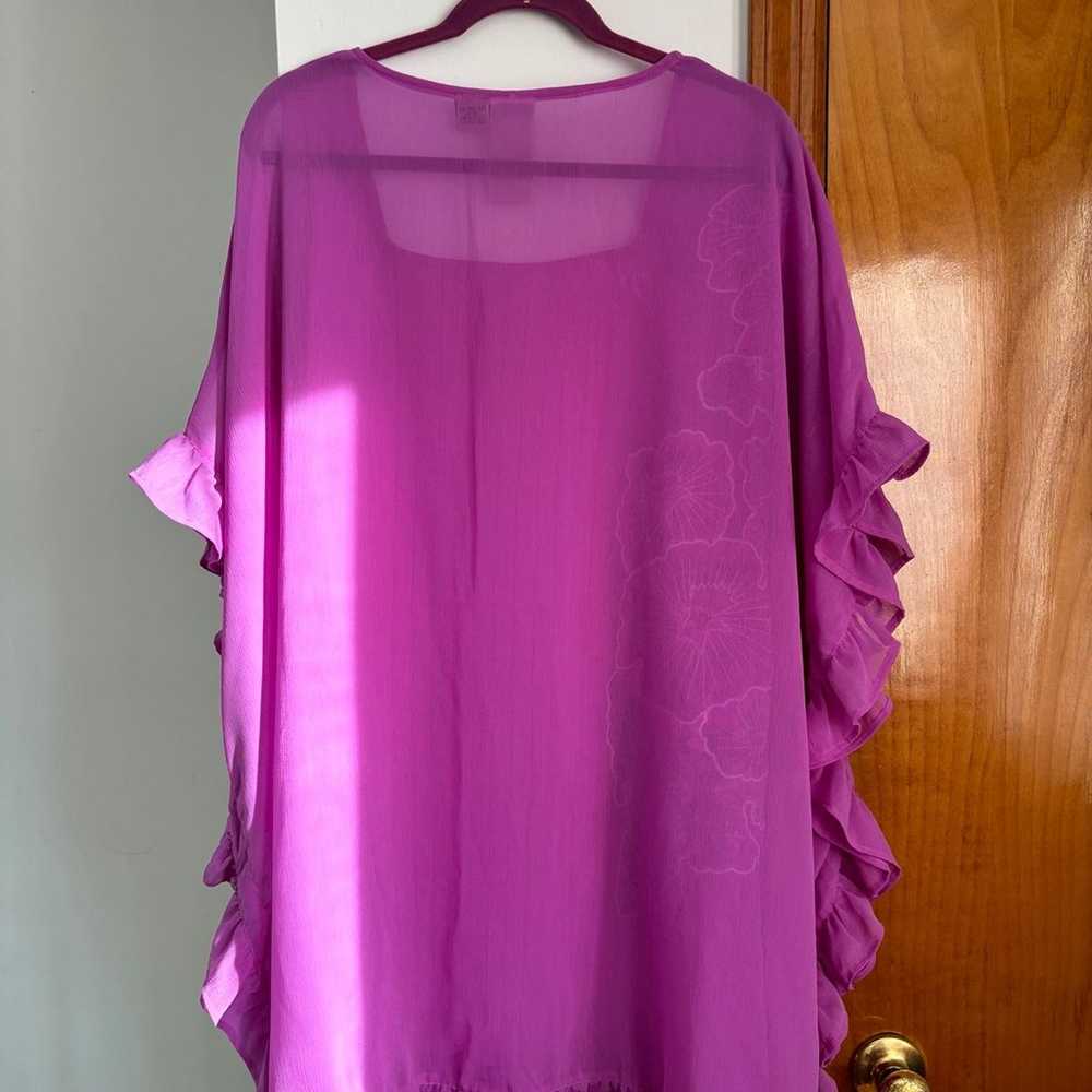 Original Anthony Vintage Purple Tunic, Short Slee… - image 2