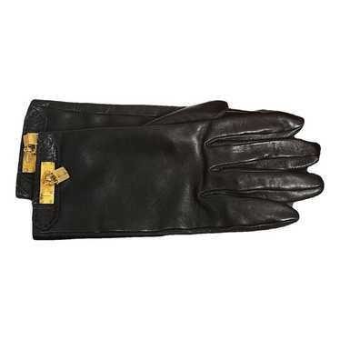 Hermès Soya leather gloves