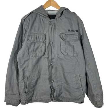 Hurley Vintage Hurley Hooded Button Up Jacket