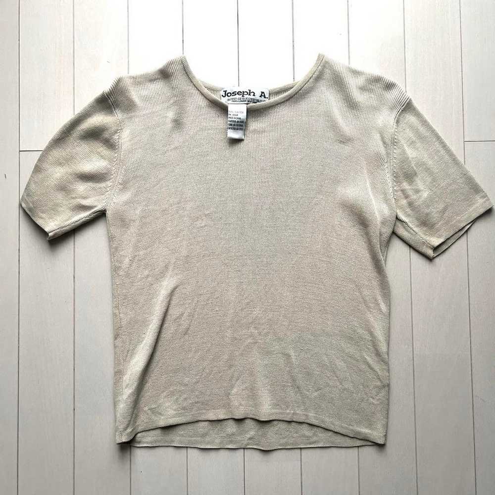 Vintage T-shirt Light Beige - image 1