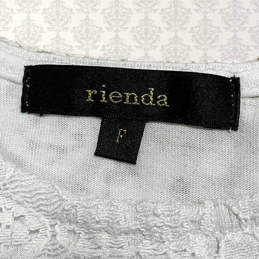 Rienda [Free] Lace Frill Stretch Blouse Off-White… - image 11