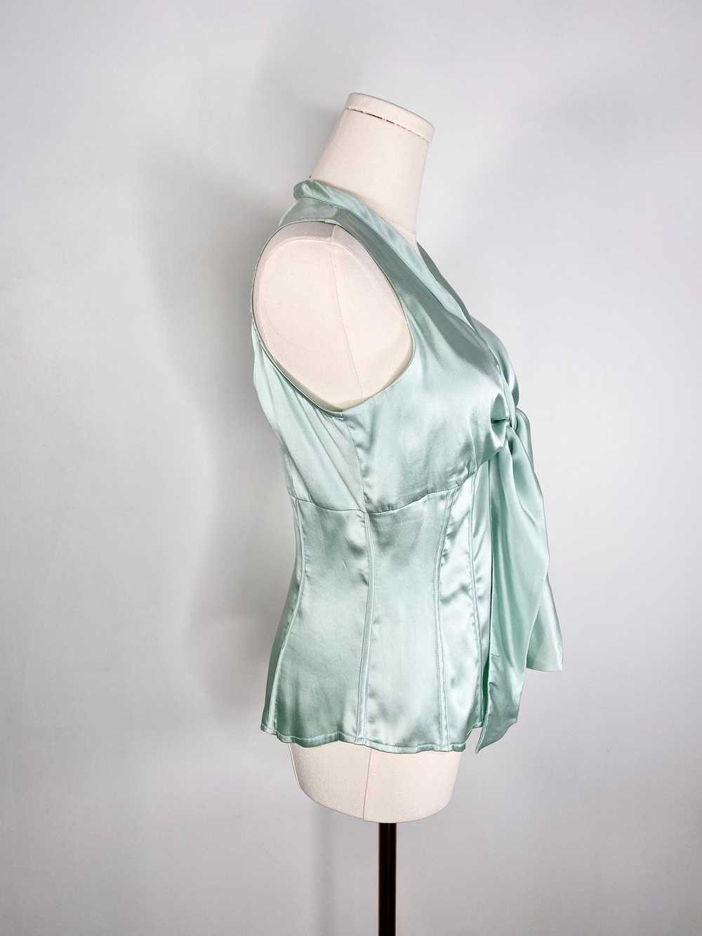 Adolfo Dominguez Adolfo Dominguez - Silk turquois… - image 6