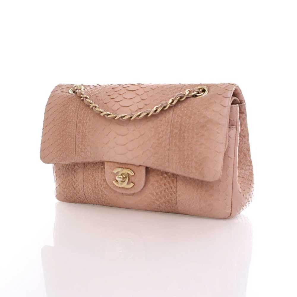 Chanel Chanel Classic Flap Medium Pink Python - image 3