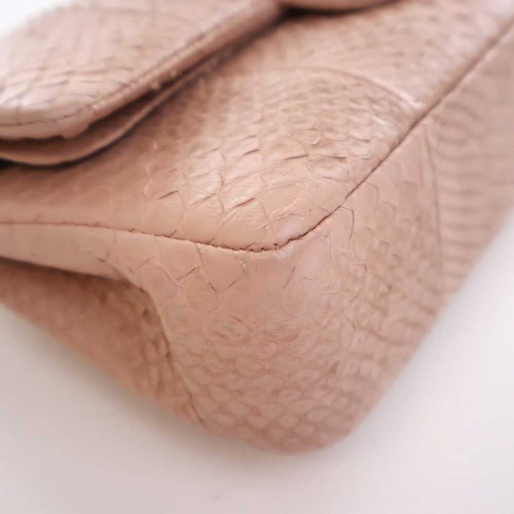 Chanel Chanel Classic Flap Medium Pink Python - image 6