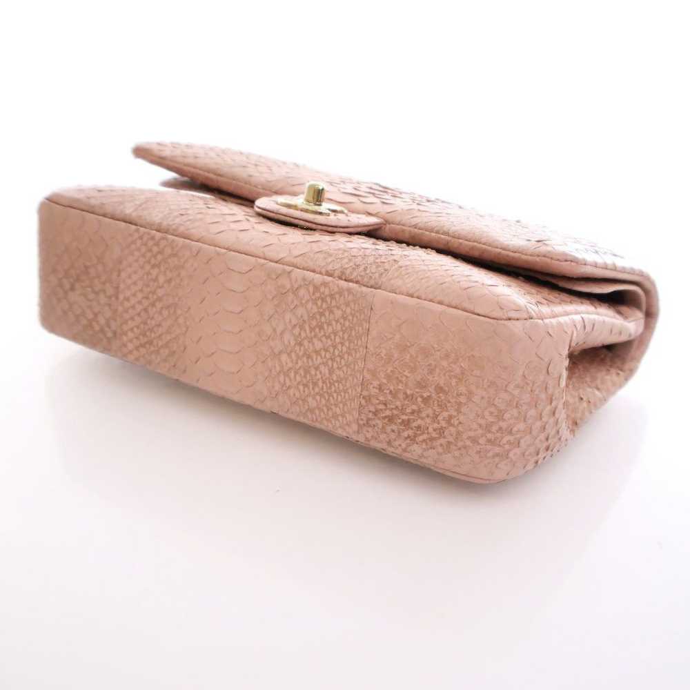 Chanel Chanel Classic Flap Medium Pink Python - image 7