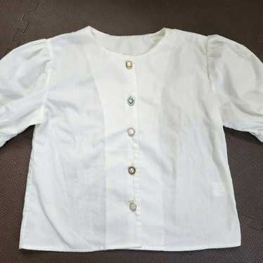 apres jour vintage-style button-up blouse in exce… - image 1