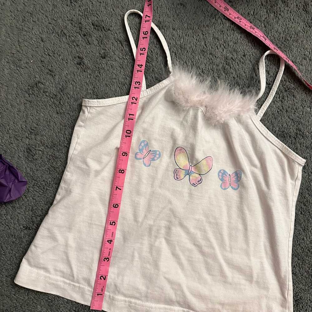 Y2k Ellie butterfly tank - image 2