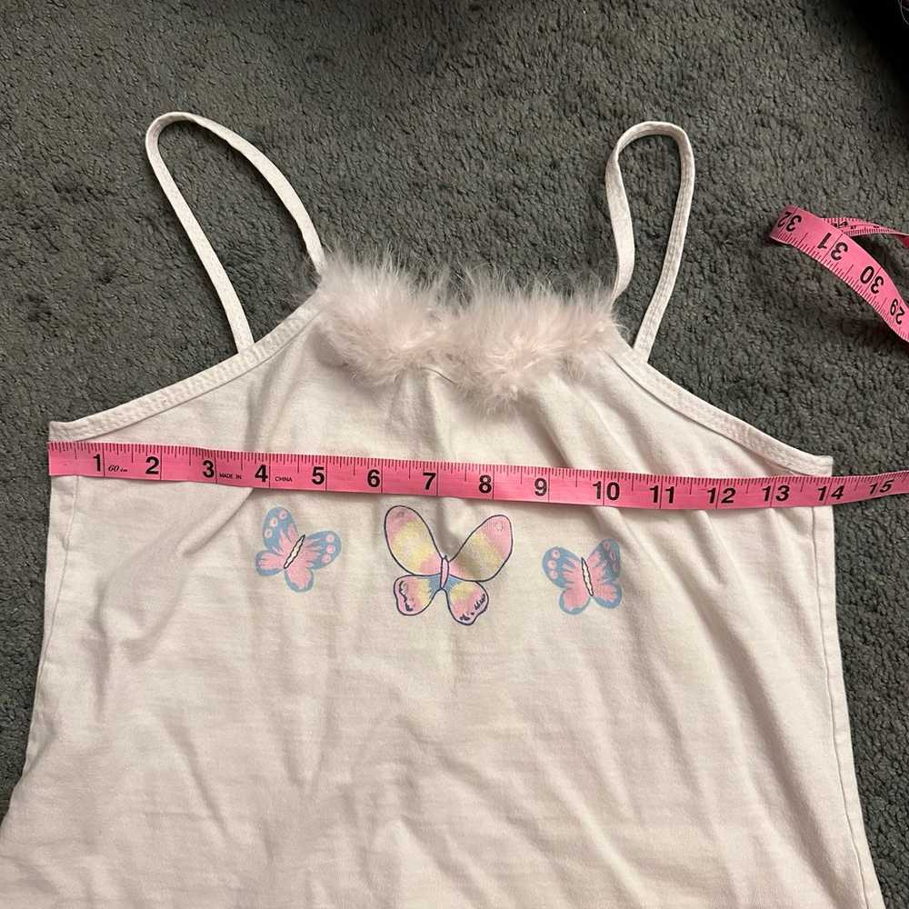 Y2k Ellie butterfly tank - image 3