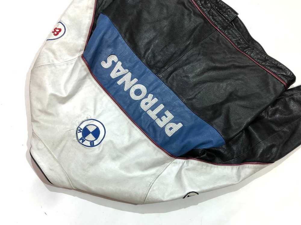 Bmw × Leather Jacket × Racing BMW Petronas Leathe… - image 11