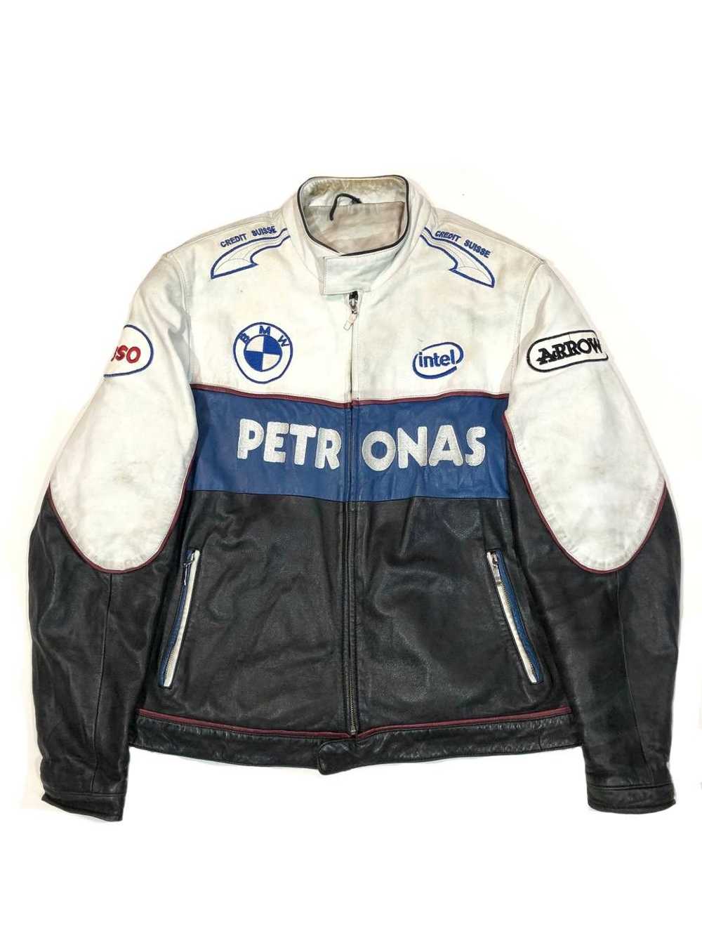 Bmw × Leather Jacket × Racing BMW Petronas Leathe… - image 1