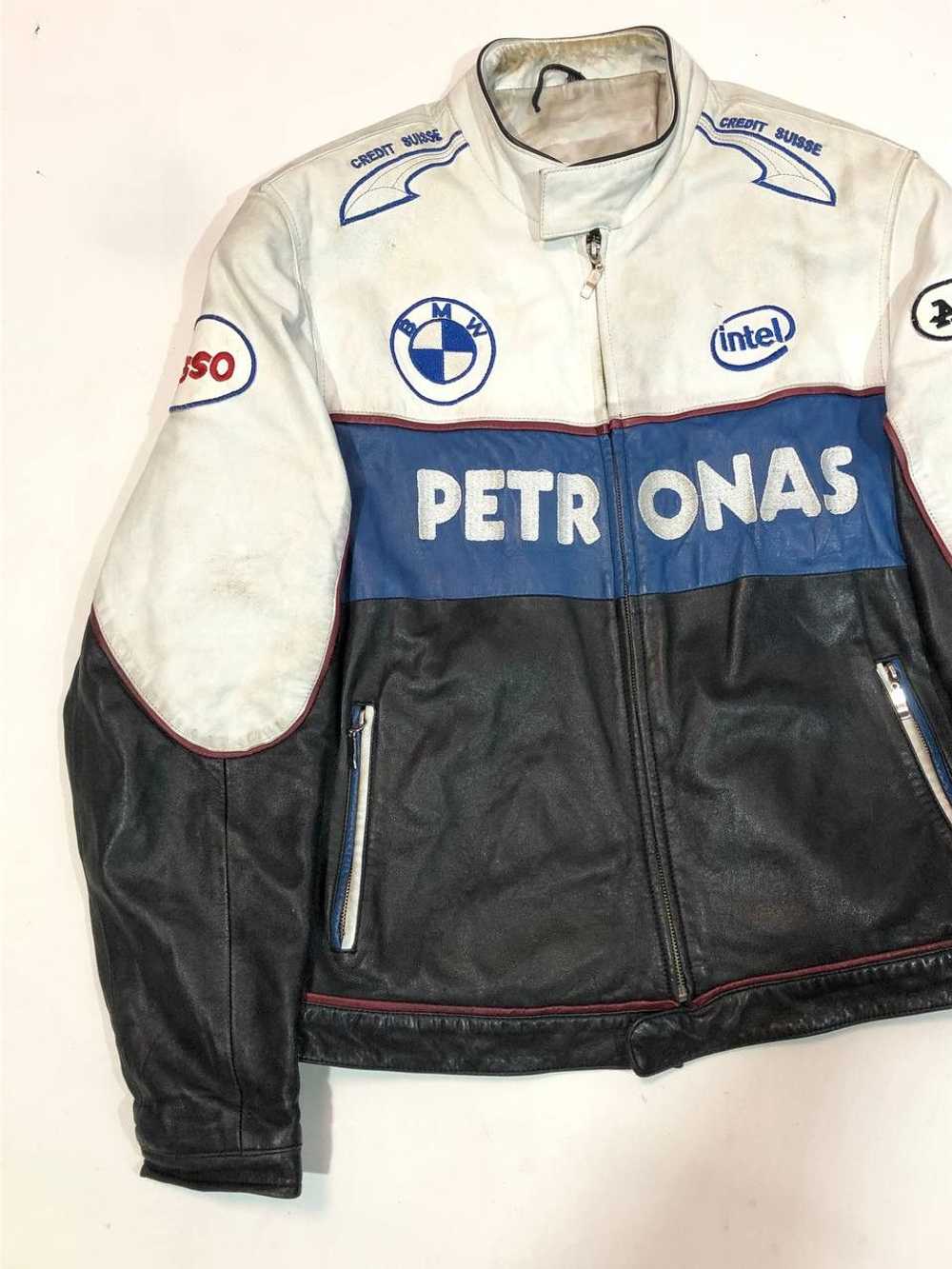 Bmw × Leather Jacket × Racing BMW Petronas Leathe… - image 3