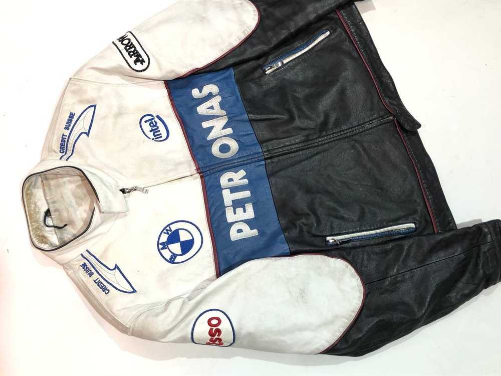 Bmw × Leather Jacket × Racing BMW Petronas Leathe… - image 5