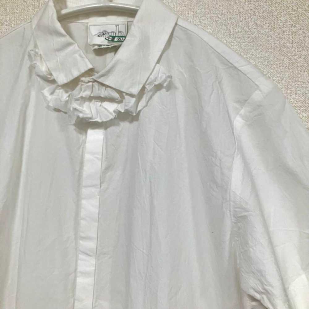 Frilled collar blouse shirt made in Japan. - image 2