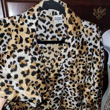 Alfred Dunner qvc vintage leopard cheetah silky s… - image 1