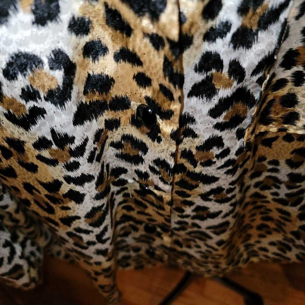 Alfred Dunner qvc vintage leopard cheetah silky s… - image 5