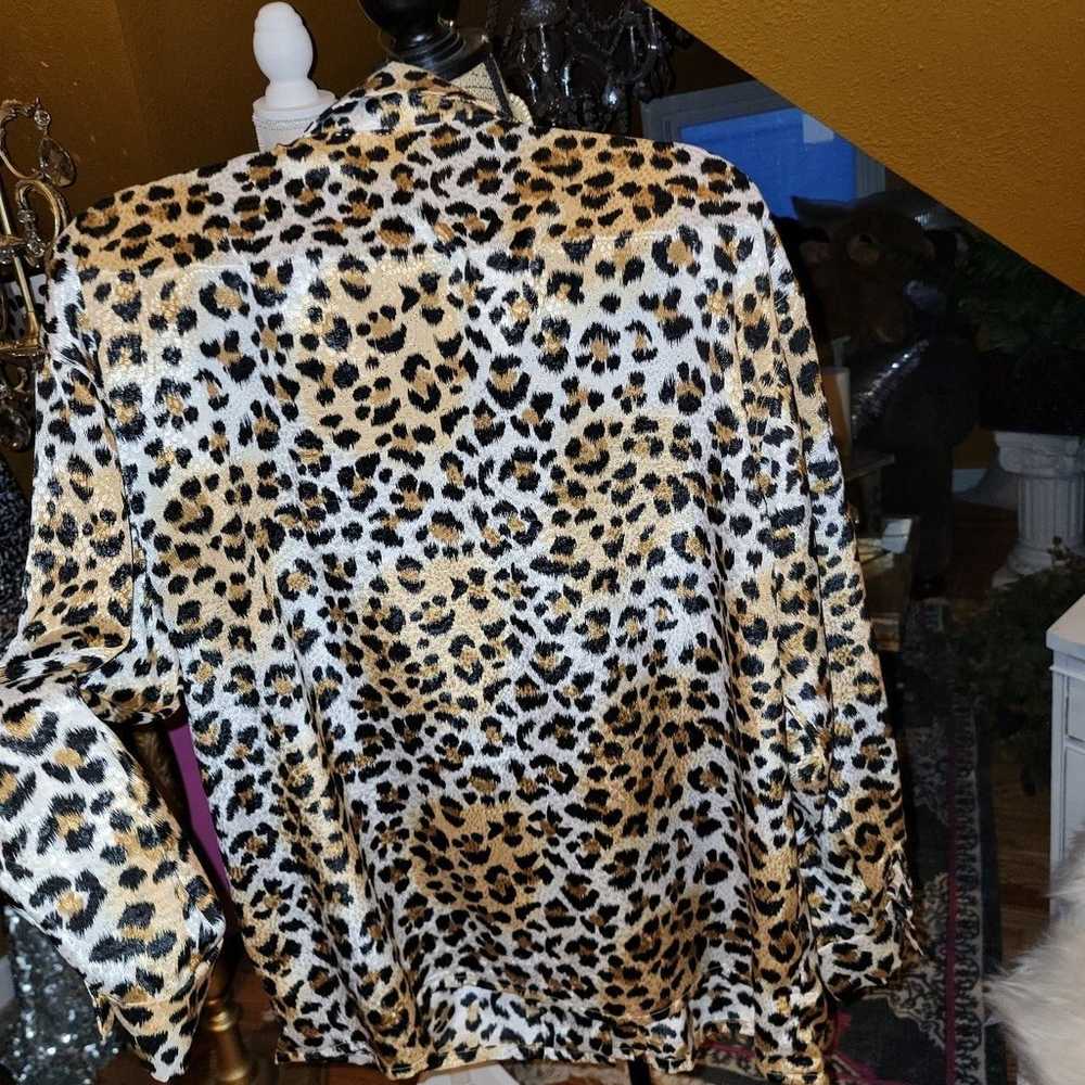 Alfred Dunner qvc vintage leopard cheetah silky s… - image 6