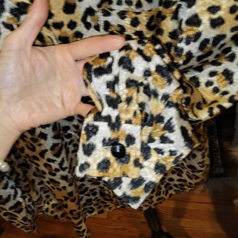 Alfred Dunner qvc vintage leopard cheetah silky s… - image 7