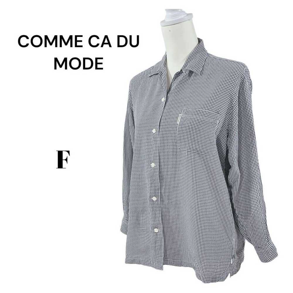 Comme ça De Mode Ladies Long Sleeve Shirt Gingham… - image 11