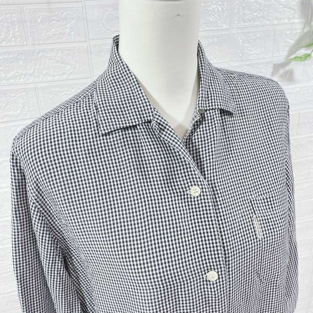 Comme ça De Mode Ladies Long Sleeve Shirt Gingham… - image 2