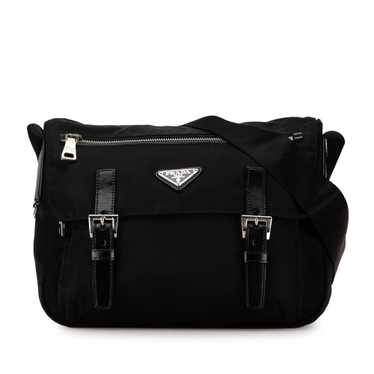 Black Prada Tessuto Crossbody