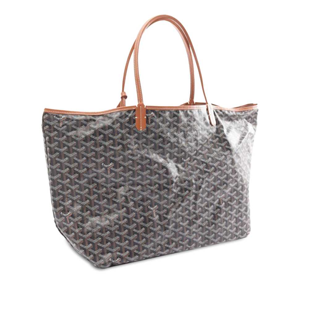 Black Goyard Goyardine Saint Louis GM Tote Bag - image 2