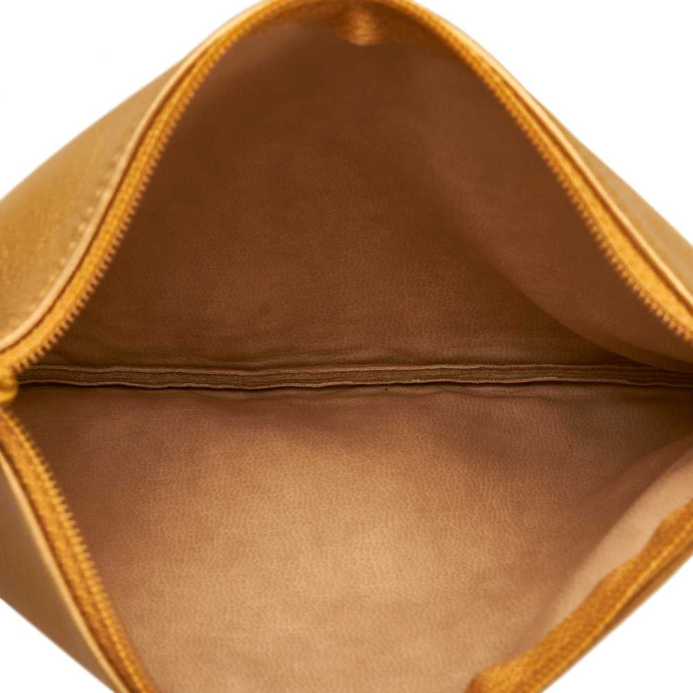 Gold Chanel Brocade Bucket Bag - image 6