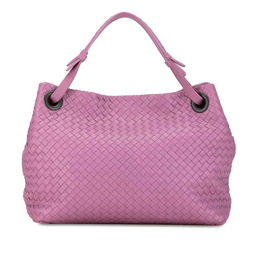 Pink Bottega Veneta Intrecciato Bella Tote - image 3