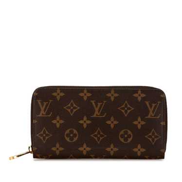 Brown Louis Vuitton Monogram Zippy Wallet