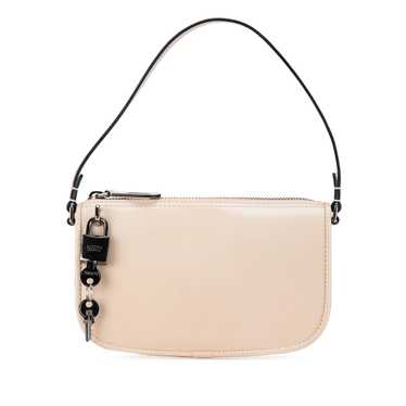 Cream LOEWE Leather Shoulder Bag