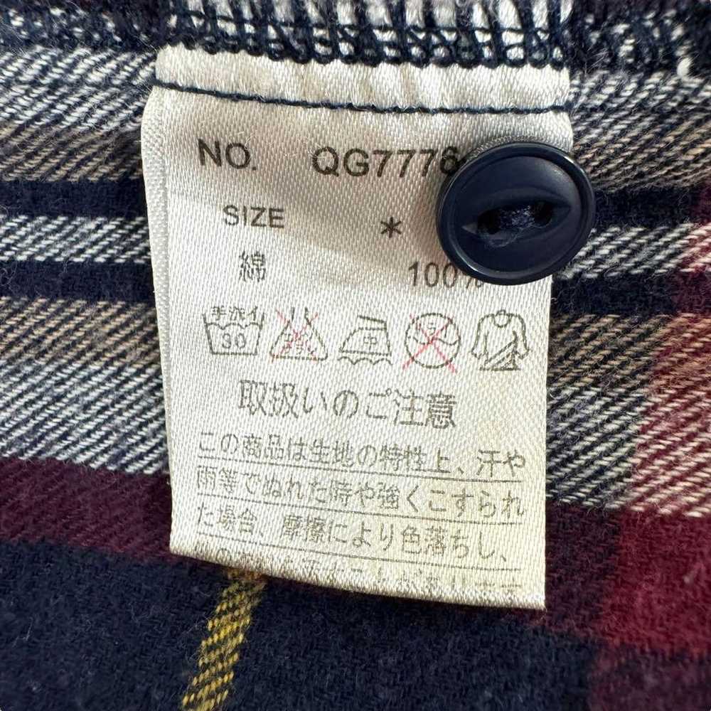 m76》Aznoaz Shirt Tunic Check Haori 100% Cotton Pa… - image 11