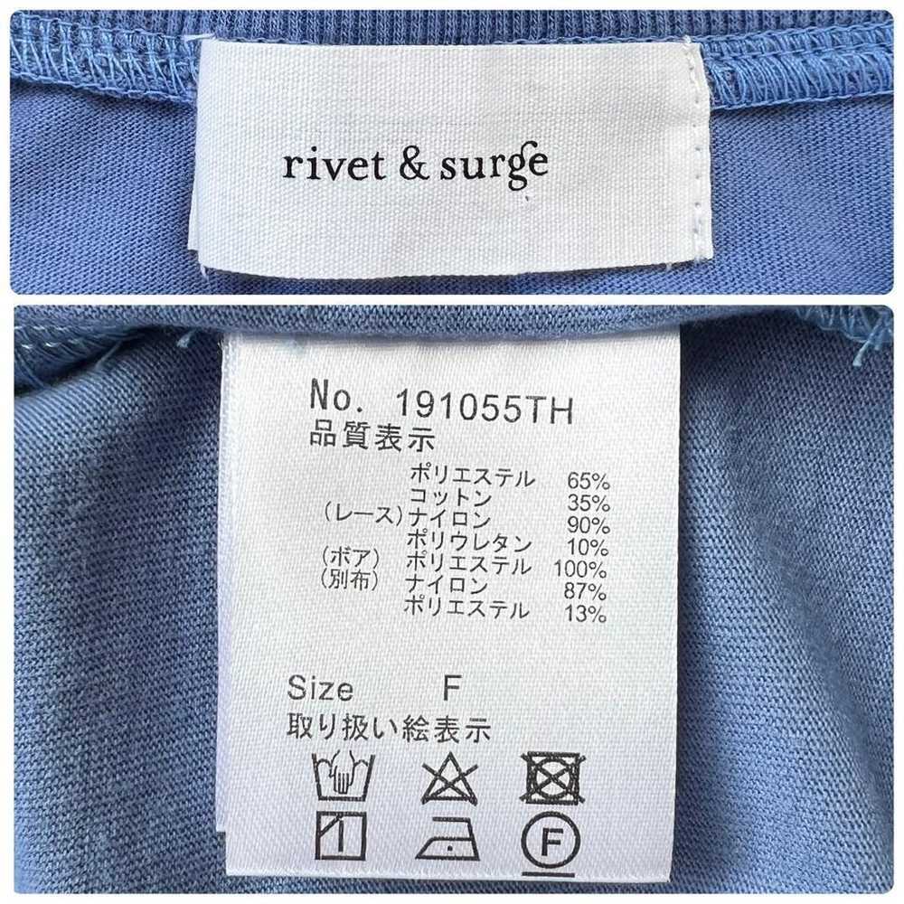 rivet&surge Rivet and Surge Design T-shirt Blue C… - image 9