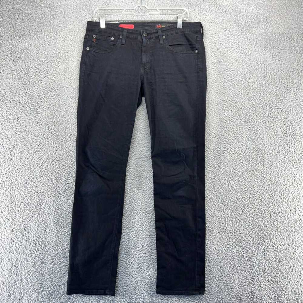 Vintage Authentic Black Denim Straight Leg The Wi… - image 1