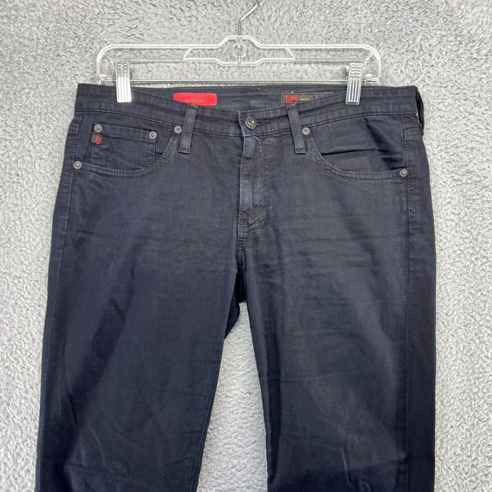 Vintage Authentic Black Denim Straight Leg The Wi… - image 2