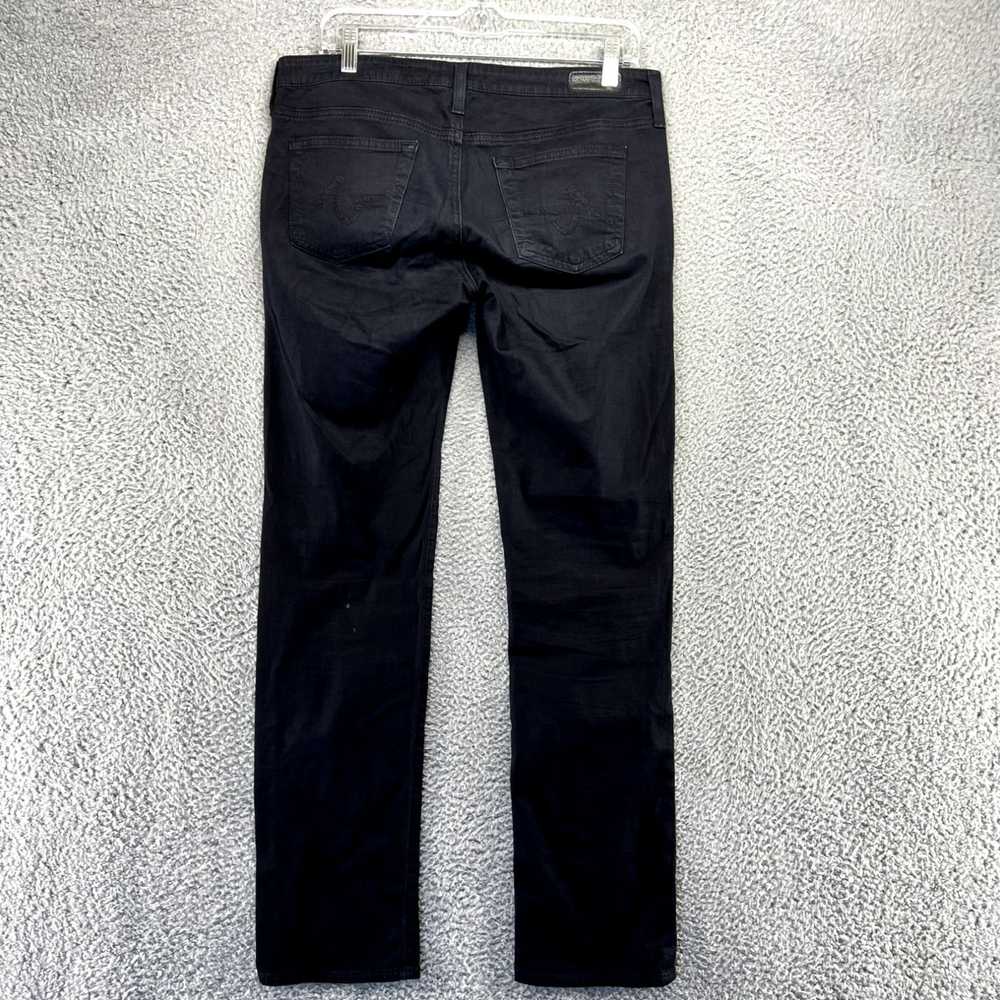 Vintage Authentic Black Denim Straight Leg The Wi… - image 7